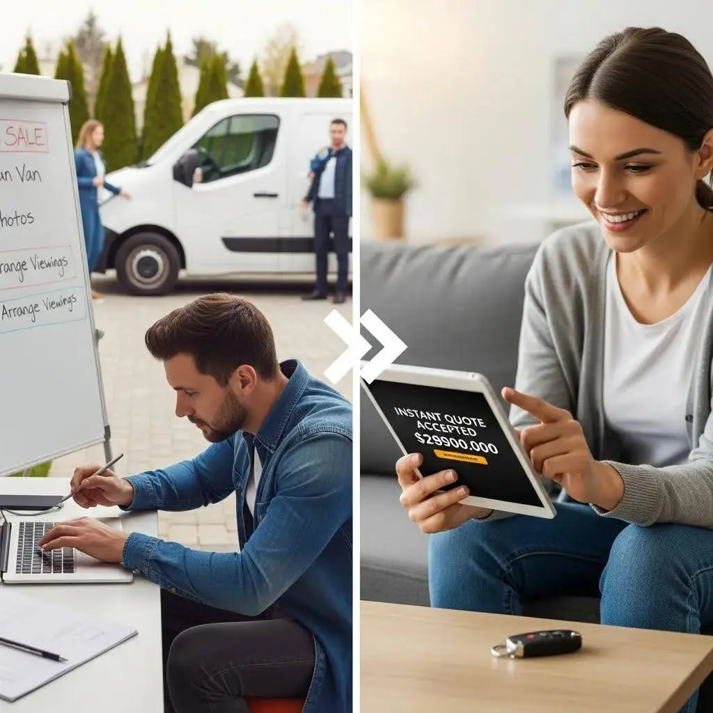What Are the Main Differences Between Private Van Sales and Instant Van Buyers