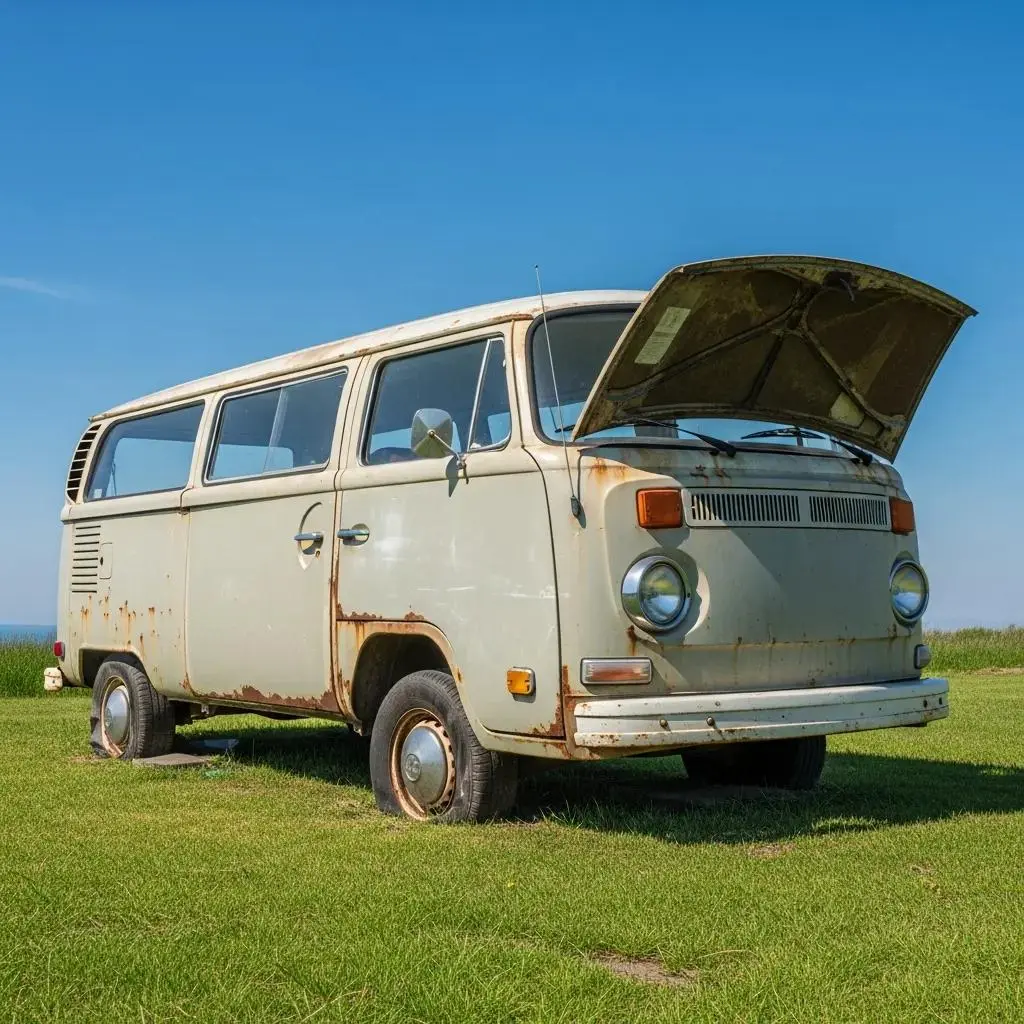 broken-down-van-in-a-scenic-outdoor-setting-highlighting-its-condition-for-selling