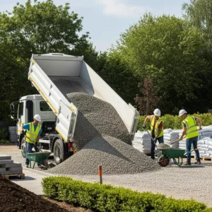 dropside-truck-unloading-materials-at-a-landscaping-site-demonstrating-its-versatility-and-market-demand