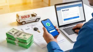 Overview of various payment methods for selling vans including cash and bank transfer