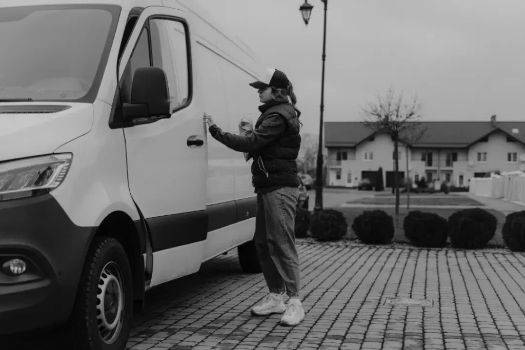 Preparing the Van for Collection